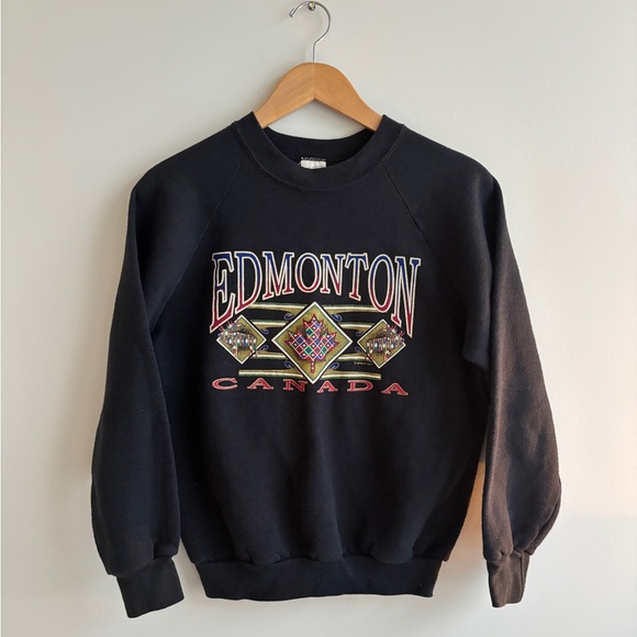 Vintage Sweaters - Vintage Edmonton Pullover Sweater